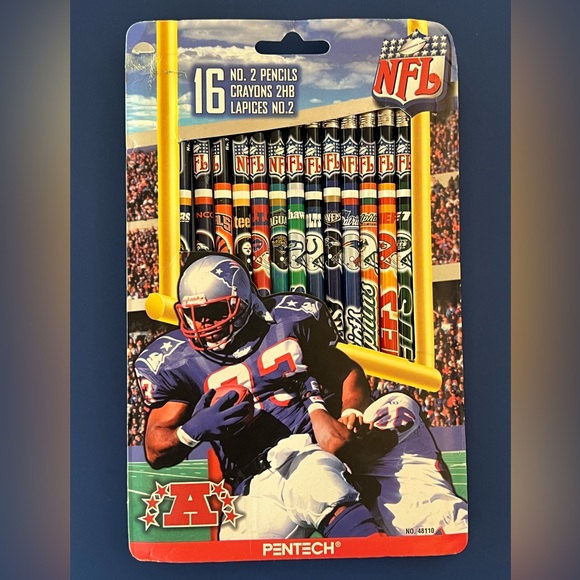 New Vintage 1998 Pentech NFL Pencils - Picture 2 of 2